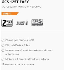 Motosega a scoppio FF Group GCS 125T Easy