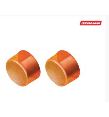 Testa in plastica di ricambio per mazzuola morbida 2 PZ varie misure